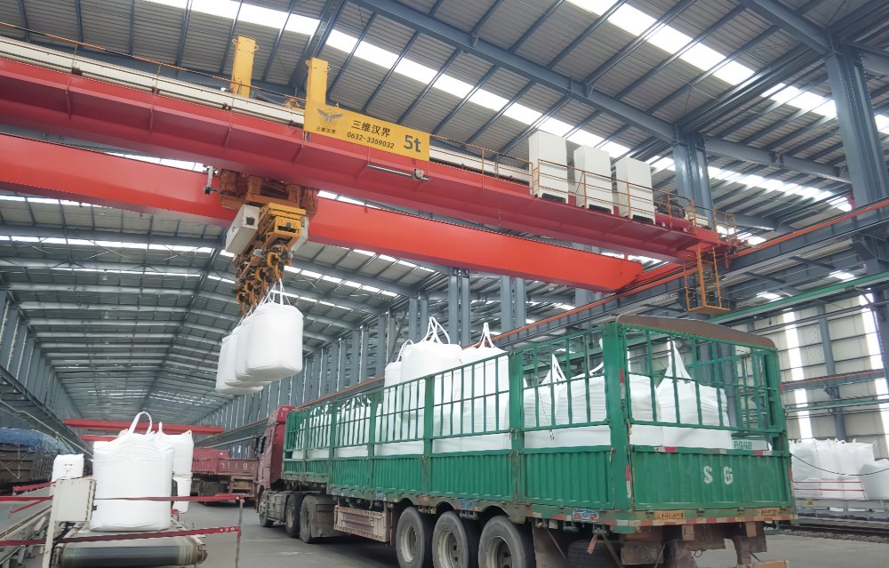 智能行車系統(噸袋出入庫+自動裝車)